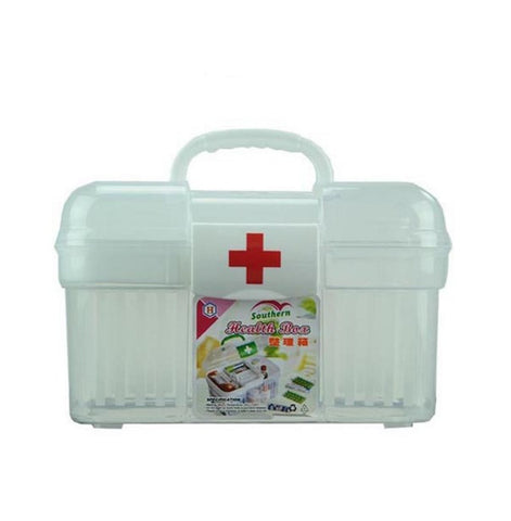 Double Layers Medical Container Kit Storage