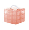 Transparent Portable Storage Container Box