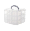 Transparent Portable Storage Container Box